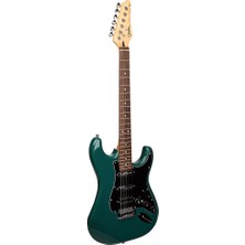 Guson Stratocaster Hss Dsp Yeşil Elektro Gitar (Efektli Kulaklık Çıkışlı)