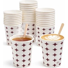 7 Oz Karton Bardak 3000 Adet – Tek Kullanımlık Çay ve Kahve Bardağı