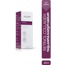 Mila Care Anti-Aging Retinol Collagen Gece Serumu Kırışıklık ve Leke Karşıtı 30 ml