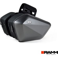 Ramm Bmw Motorrad R1250GS / Adv - R1300GS / Adv Sağ ve Sol Yan Çantaları - 2 Adet (15 Lt) - Gri