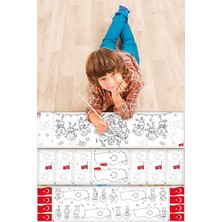 Esa Kids 23 Nisan Ulusal Egemenlik ve Çocuk Bayramı Temalı 3,75 Metre Rulo Boyama Kağıdı