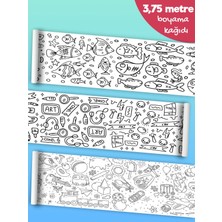 Esa Kids Bebek ve Çocuk Için 3,75 Metre Rulo Boyama Kağıdı