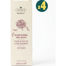 Aksu Otacı %100 Doğal Gül Suyu 250 ml 4 Adet