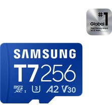 Samsung T7 MB-MB256T/WW Microsd (Microsdxc) 170 Mb/s Hafıza Kartı