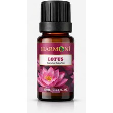 Harmoni Lotus Saf Esansiyel Uçucu Yağ Buhurdanlık Yağı Difüzör Esansı Aromaterapi Ortam Koku 10ML