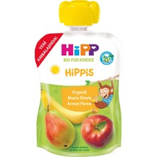 Nessi World Organik Muzlu Elmalı Armutlu Meyve Püresi 100 gr