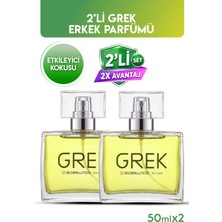 Grek Eau De Parfume For Men 50 ml (2'li Set)