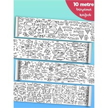 Esa Kids Bebek ve Çocuk Için 10 Metre Rulo Boyama Kağıdı