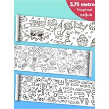 Esa Kids Bebek ve Çocuk Için 3,75 Metre Rulo Boyama Kağıdı