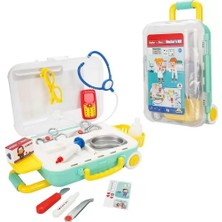 Gray Line Gry Junior Doc. Çekçekli Bavul Doktor Seti 18 Parça Nel1