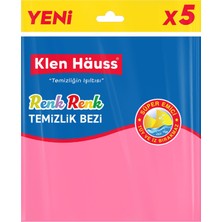 Klen Hauss Renk Renk Temizlik Bezi 5'li 2 Adet