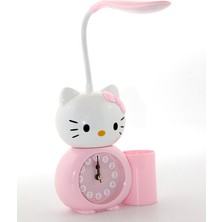 Ttt Hello Kitty Masa Lambası Saat ve Kalemlik