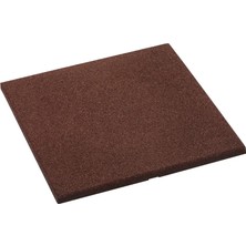 Has Rubber Kauçuk Zemin 40x40x2 cm - Kırmızı(kiremit rengi)