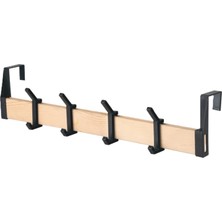 N-Wood Modüler Ahşap Kapı Askısı N-As-01 4 Adet