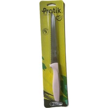 Pratik Ev Süper Dişli Ekmek Bıçağı 17.5 cm 4 Adet