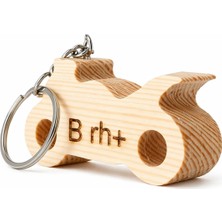 Vuud Ahşap Motorsiklet Anahtarlık - Kişiselleştirilebilir