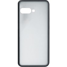 Microcase Google Pixel 10A ile Uyumlu Luna Serisi Köşe Korumalı Sert Rubber Kılıf - AL3422 Siyah