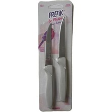 Pratik Ev Sebze Bıçak Seti 2'li Dişli-Düz 2 Adet