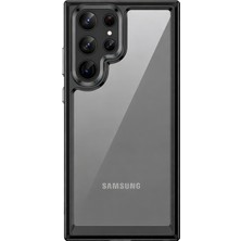 Microcase Sm S26 Ultra ile Uyumlu Shield Serisi Darbeye Dayanıklı Yarı Esnek Plastik Tpu Kılıf - AL8100