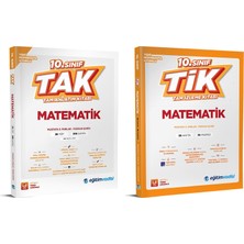 Eğitim Vadisi Yayınları Eğitim Vadisi 2025 10. Sınıf Matematik Tak Tam Anlatım + Tik Tam Izleme Seti 2 Kitap