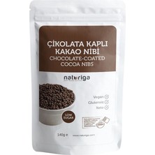 Naturiga Bitter Çikolata Kaplı Kakao Parçaları(Nibs) 140G