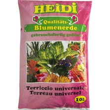Heidi Çicek ve Saksı Toprağı 10L 5 Adet