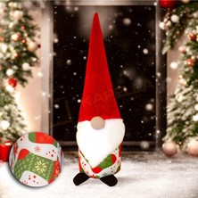 Özgürce Yılbaşı Noel Baba Dekoratif Biblo, Çorap Desenli, Şık ve Eğlenceli Dekor
