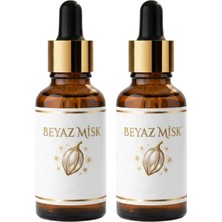 JUNIBELIW 2li Set Uçucu Koku Yağı Difüzör Kurutma Topu Buhurdanlık Yağı Beyaz Misk Beyaz Misk 2X10ML