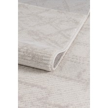 Modern Tasarımlar Polyester Iplik Antialerjik Tozumaz Dokuma Pamuk Taban Makine Halısı Simsek Krem