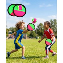 Senka Cırt Cırtlı Raket Oyunu 2 Raket 1 Top Açık Hava Eğlence Seti