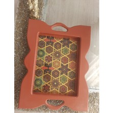 Özgürce Ahşap Tepsi, Şık ve Dayanıklı Sunum Sağlar, Çok Amaçlı Kullanım