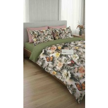 Esre Tekstil %100 Pamuk Kumaş 5 Boyutlu Welsoft Yorgan Seti Çift Kişilik