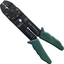 Naque T 24005, Kablo Sıyırma/pabuç Pensesi (200MM), Siyah, Yeşil