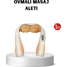Epilons Ergonomik Ovmalı Masaj Aleti – Isıtmalı, Yoğurmalı, Boyun ve Bel Rahatlatıcı Masaj Makinesi