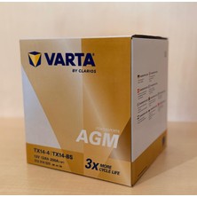 Varta TX14-4/TX14-BS/YTX14 Motorsiklet Aküsü/Mercedes Yedekleme Aküsü