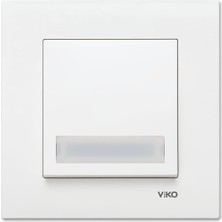 Naque Beyaz Işıklı Etiketli Zil 24V Çabuk Bağlantı