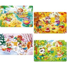 Naque Toys 4 Mevsim Puzzle