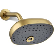 Naque 26290-2MB Gösterişli Duş Başlıkları, Canlı Fırçalı Modern Pirinç