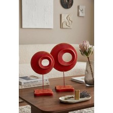 Özgürce Şık ve Modern 2'li Halka Dekoratif Biblo Seti, Evinizde Şıklık Sağlar