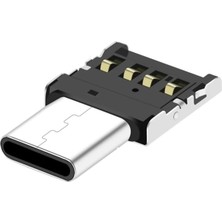 Naque Type C To USB Çevirici Mini Dönüştürücü Otg Adaptör 4497