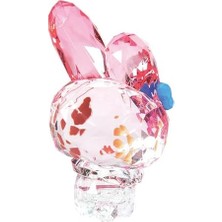 Naque Facets My Melody Oturan Minyatür Heykelcik, 4,9 Inç, Çok Renkli