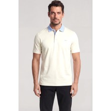 Paul & Shark Erkek Düğme Kapama Kısa Kol %100 Pamuk Beyaz Polo Yaka T-Shirt 26411214SM-108