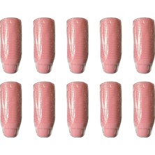 Omeyva Renkli Sert Mika Plastik Kristal Bardak - Pembe - 6 Oz / 180 cc - 250 Adet