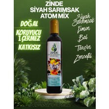 Zinde Siyah Sarımsak Atom Mix 500 ml Kür(Siyah Sarımsak-Limon-Bal-Tarçın-Zencefil Kürü)