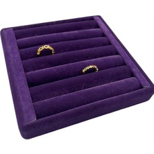 Özgürce Yatay Sosisli Anfora Yüzük ve Kelepçe Standı 15X15 cm Açık Kahverengi