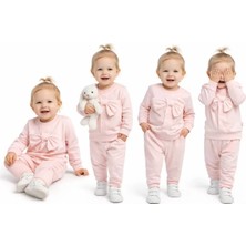 Pekmini Bebe 6/24 Ay Fiyonklu Penye Bebek Takımı