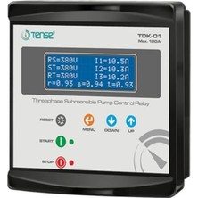 Tense Tdk-01 Trifaze Dalgıç Kontrol Rölesi (Nötrsüz) 144 x 144
