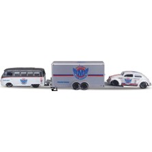 Nessi World Nessiworld 1/64 Design Seri Yarış Takımı Römork ve Araç Set