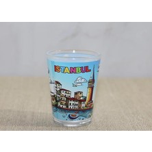 Senka Istanbul Temalı Cam Shot Bardak ALK4358