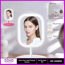 Senka Kare Uzun Işıklı Makyaj Aynası